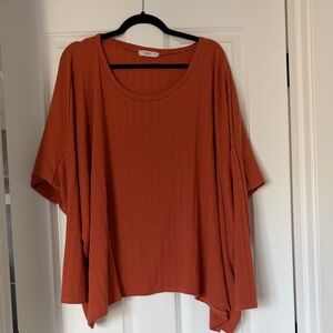 TALULAH Terracotta Tunic Top